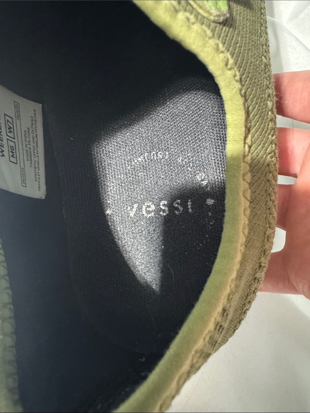 Vessi Weekend Sneakers Waterproof Knit Shoes Green Men’s 6 / Women’s 7 Outdoor - Picture 8 of 8